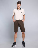 Sacramento Dark Green Stretch Cotton Shorts