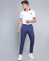 Mets Blue Stretch Cotton Chinos