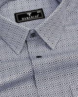 Brisco Black With White Premium Giza Shirt