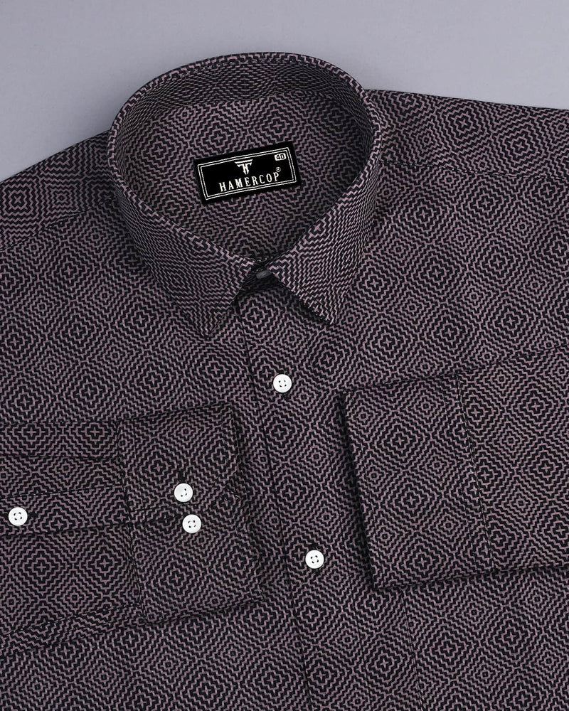 Benton Onion Pink Dobby Texture Premium Giza Shirt