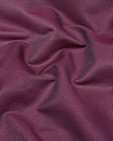Rosehaven Maroon Dobby Textured Giza Cotton Shirt