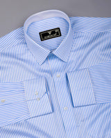 Groven Blue With White Stripe Premium Gizza Shirt