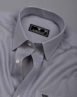 Sion Gray With White Dobby Premium Gizza Shirt