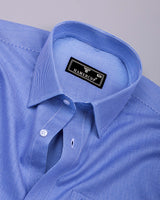 Sion Blue With White Dobby Premium Gizza Shirt