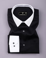 Velaro Black Soft Cotton Formal Designer Shirt
