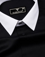 Velaro Black Soft Cotton Formal Designer Shirt
