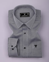Glorix Black Jacquard Premium Giza Shirt