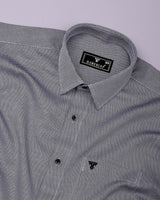 Glorix Black Jacquard Premium Giza Shirt