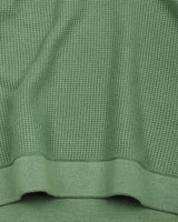Vision Green With Blue Knitted Cotton Designer Polo T-Shirt