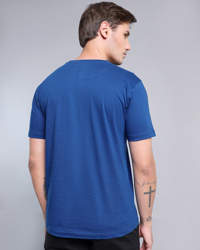Super Premium T-Shirt Blue – hamercopglobal Cerulean Cotton Soft