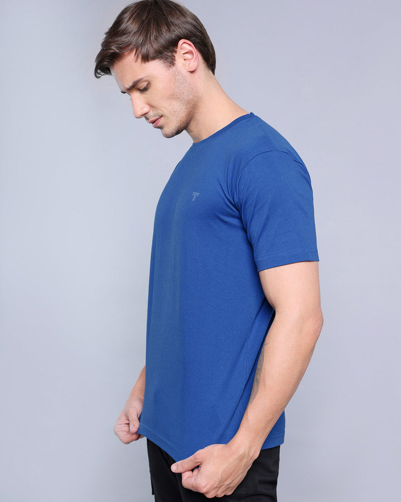 Cerulean Blue Super Soft Premium Cotton T-Shirt – hamercopglobal