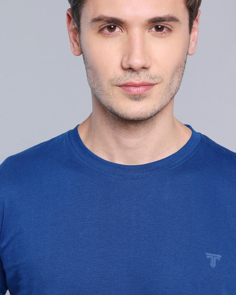 Cerulean Blue Super Soft Premium Cotton T Shirt