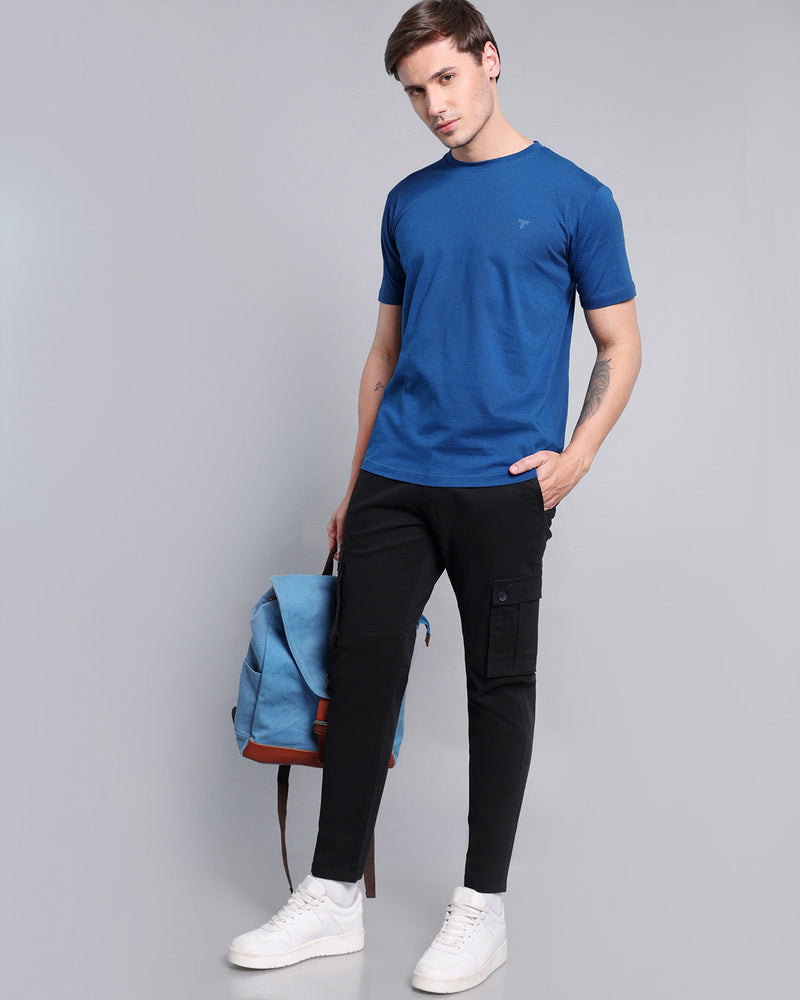 Cerulean Blue Super Soft Premium Cotton T-Shirt – hamercopglobal